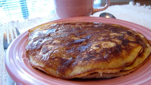 Rolled Oats And Pecan Pancakes