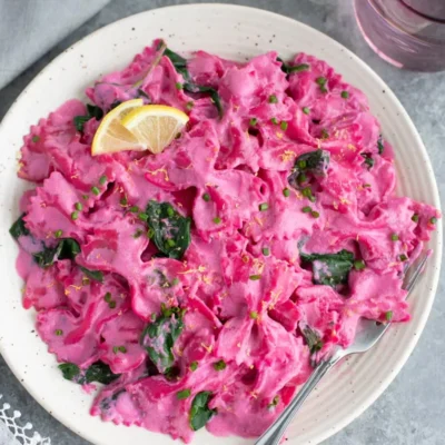 Romantic Beetroot Blush Pasta For Valentine'S Day