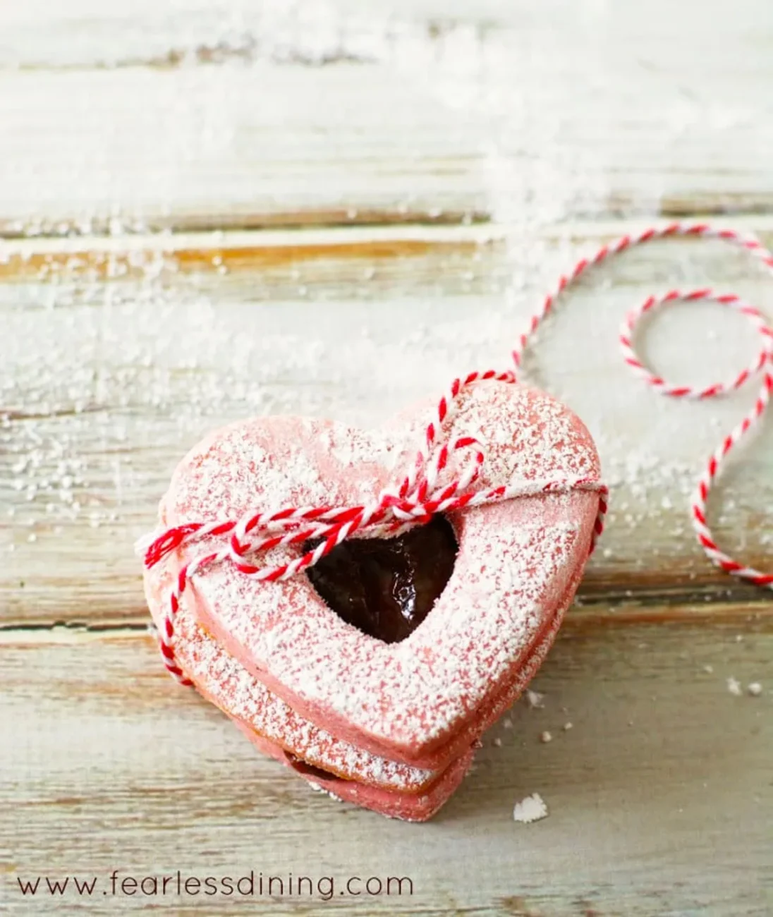 Romantic Strawberry Jam-Filled Heart Cookies for Valentine’s Day