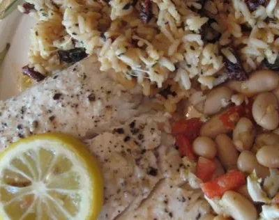 Romantic Tuscan-Style Halibut Recipe For Couples