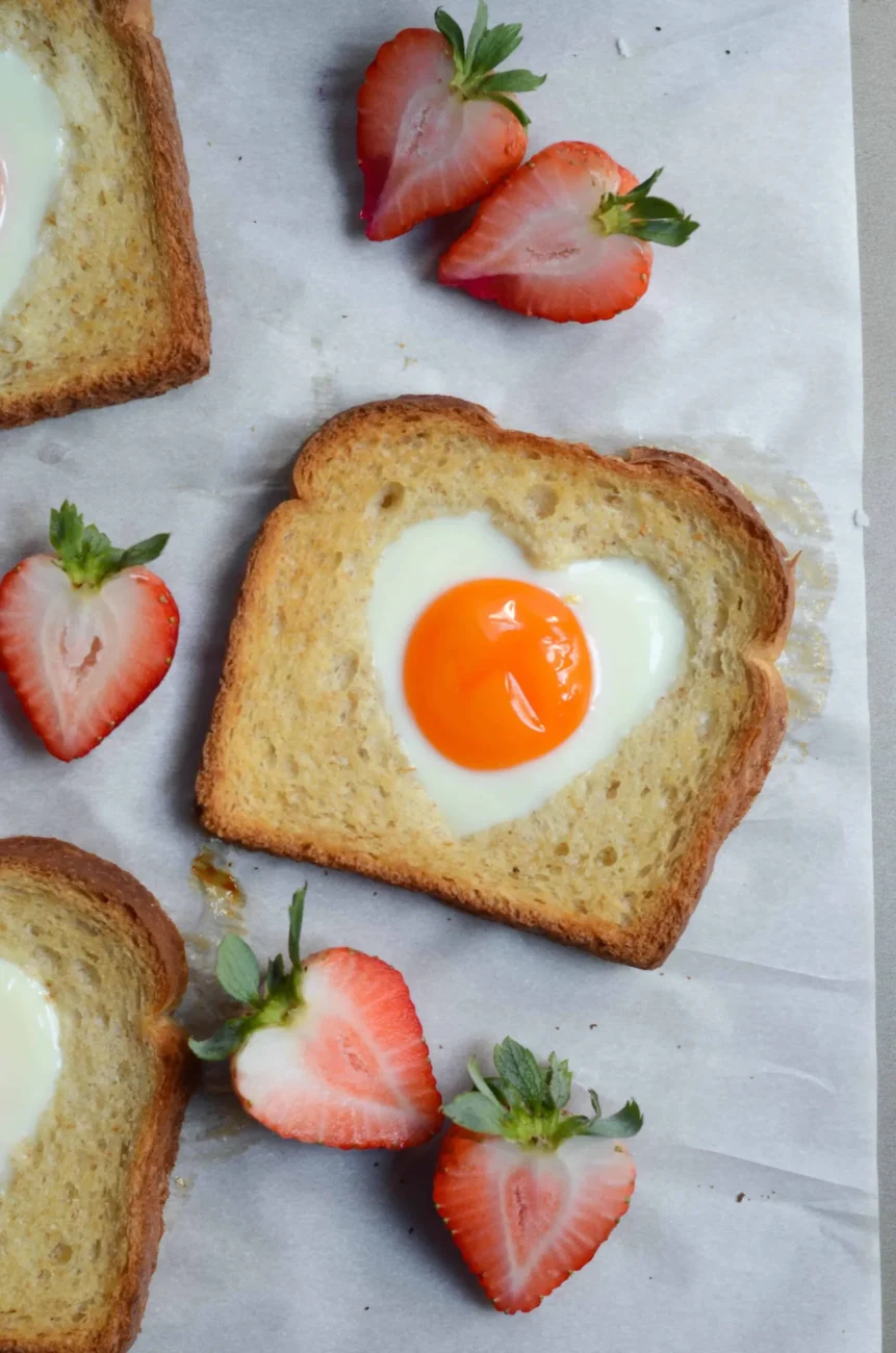 Romantic Valentine’s Day Heart-Shaped Toast Recipe