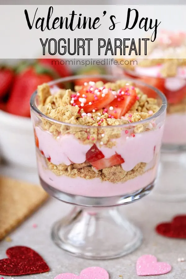 Romantic Valentine’s Day Layered Parfait Delight