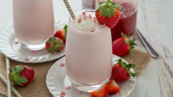 Romantic Valentine’s Day Red Velvet Milkshake Delight