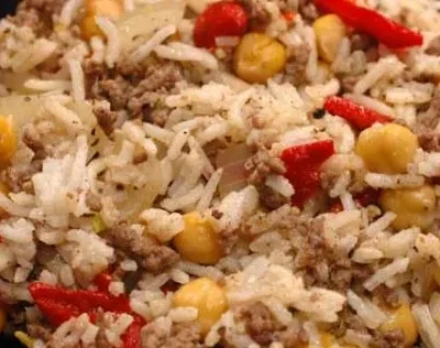 Rooz Ma Lahem Rice With Meat