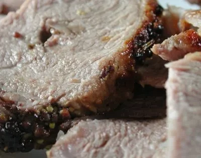 Rosemary- Mustard Roast Leg Of Lamb