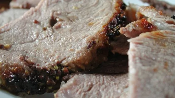 Rosemary- Mustard Roast Leg Of Lamb