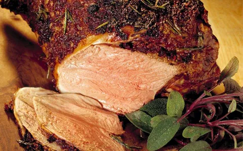 Rosemary Mustard Roast Leg Of Lamb