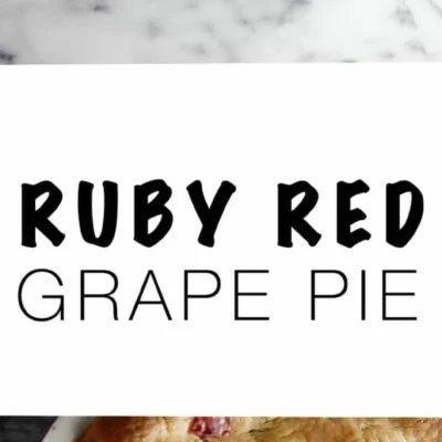 Ruby Red Strawberry Pie