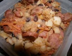 Rustic Sausage With Potatoes Casserole