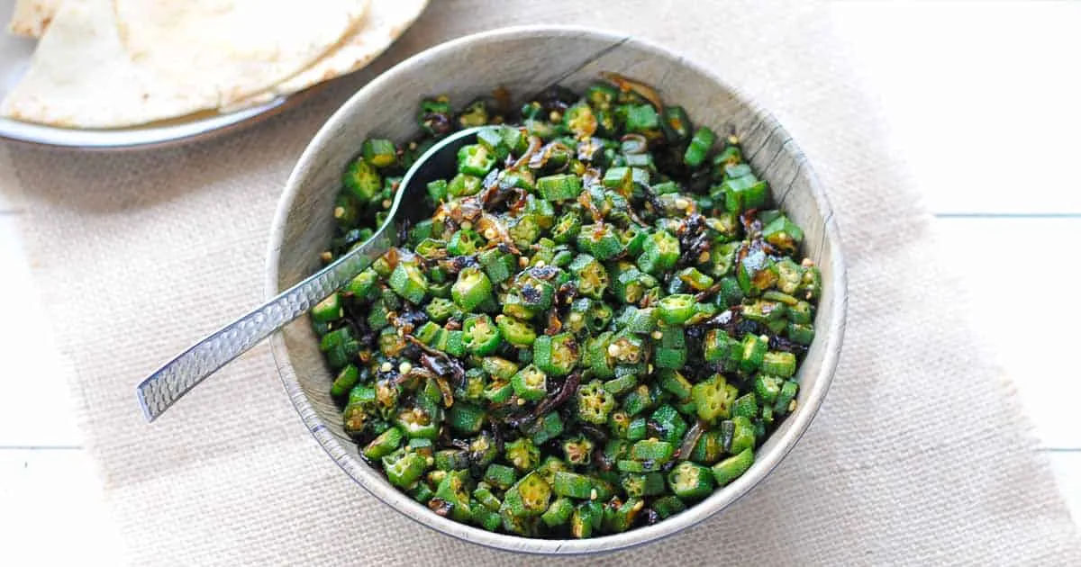 Sabzi Bhendi Sauteed Okra With Cumin