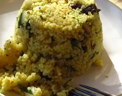 Saffron Couscous With Herbs