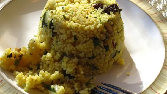 Saffron Couscous With Herbs