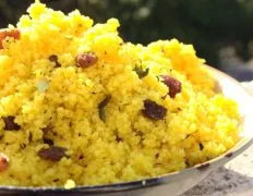 Saffron &Amp; Raisin Couscous With Fresh Mint