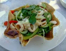 Salads In Tortilla Shells