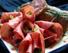 Salami Roll-Ups Appetizers