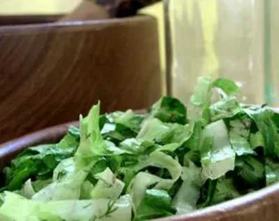 Salata Marouli - Romaine Lettuce Salad