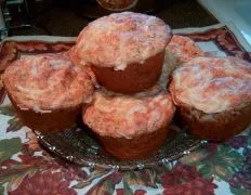 Salmon And Corn Muffins With Cheese Spread