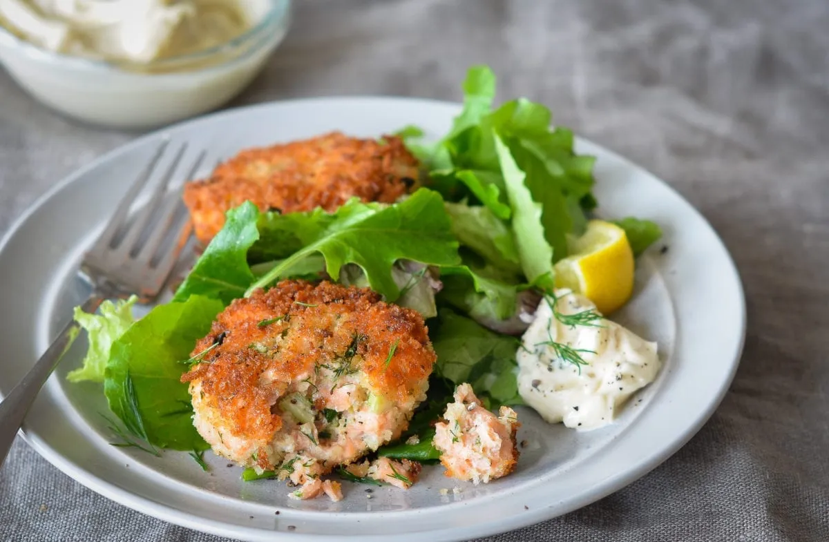 Salmon And Dill Burgers Or Cakes