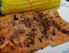 Salmon Cutlet With Olive And Mustard