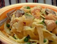 Salmon Fettuccini