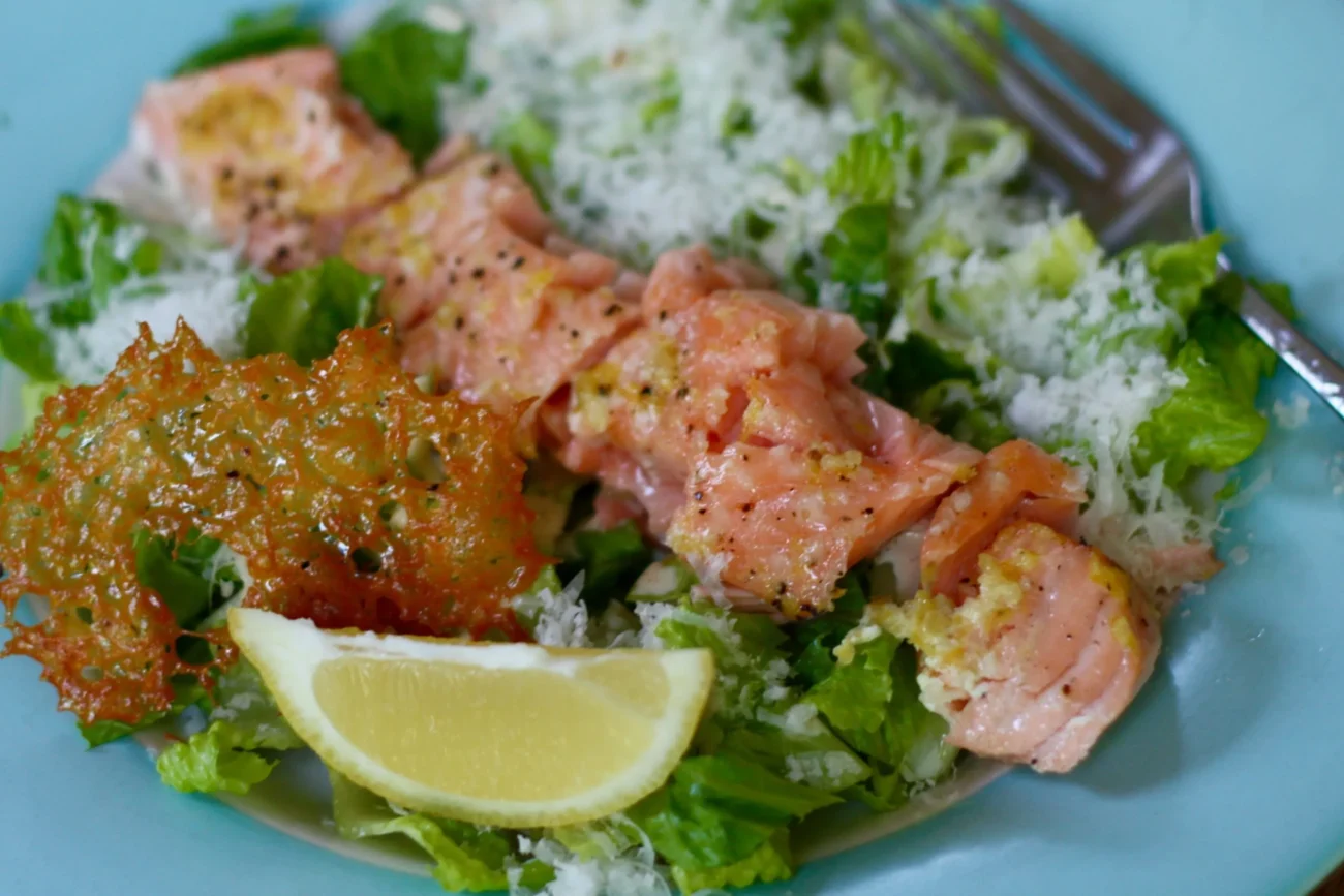 Salmon Parmesan Cups