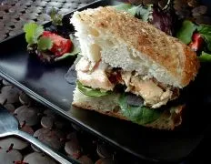 Salmon-Pesto Focaccia Sandwiches