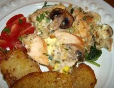 Salmon &Amp; Spinach Casserole