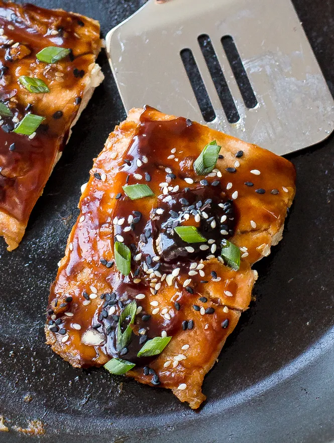 Salmon Steaks Teriyaki Style