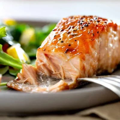 Salmon With Brown Sugar Glaze