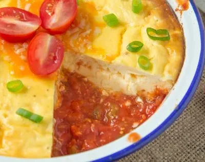 Salsa Omelet Pie