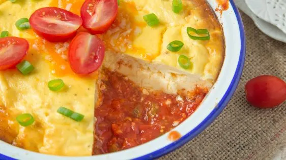 Salsa Omelet Pie