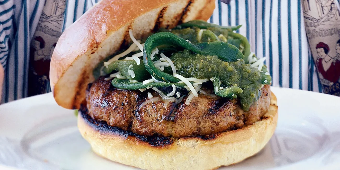 Salsa Verde Burgers