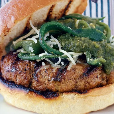 Salsa Verde Burgers