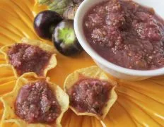 Salsa Violeta / Purple Tomatillo Salsa