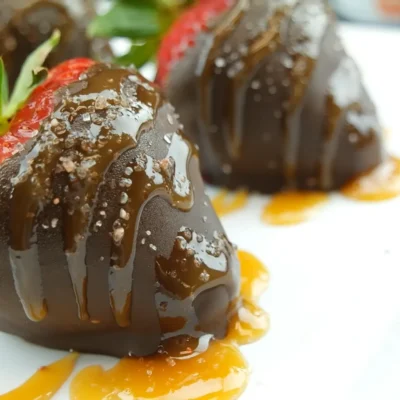 Salted Caramel Strawberries