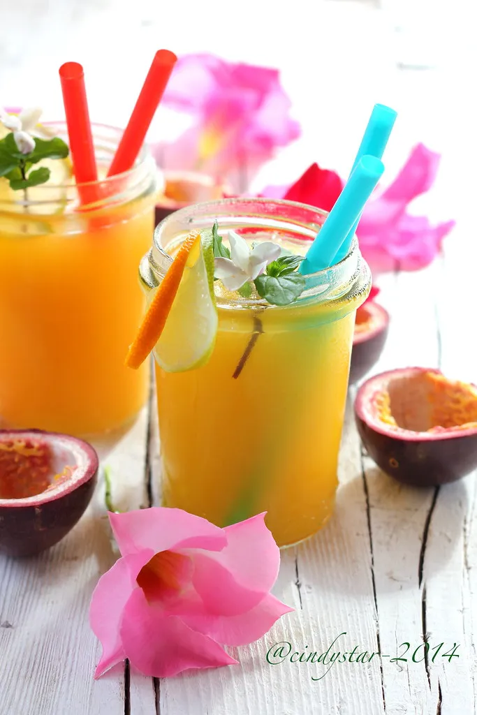 Samoan Orange Passion Fruit Ade