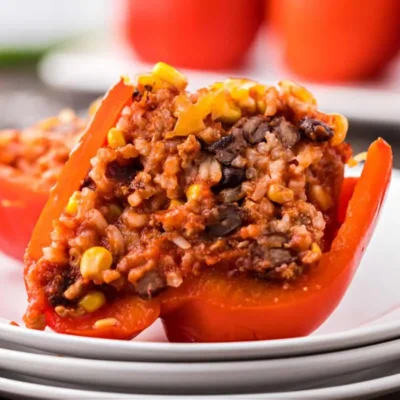 Santa Fe Turkey Stuffed Peppers