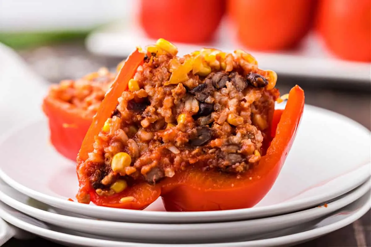 Santa Fe Turkey Stuffed Peppers