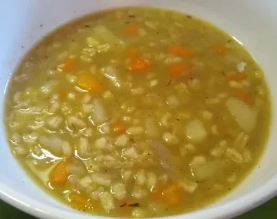 Sarahs Potato Barley Soup