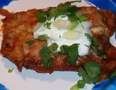 Saucy Chicken Enchiladas