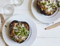 Sausage And Apple Stuffed Acorn Squash