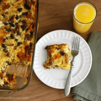 Sausage &Amp; Cheese Breakfast Casserole