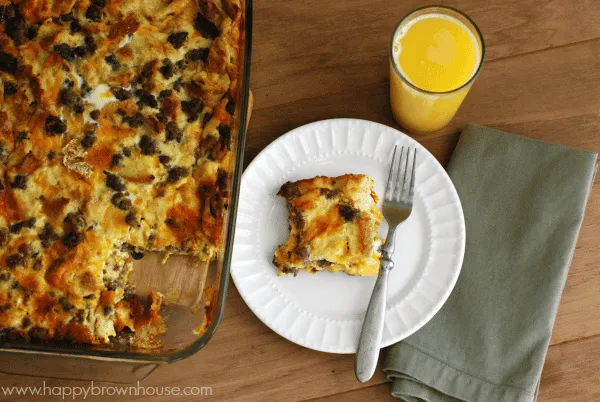 Sausage & Cheese Breakfast Casserole