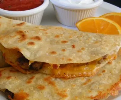 Sausage Cheese Quesadillas Oamc