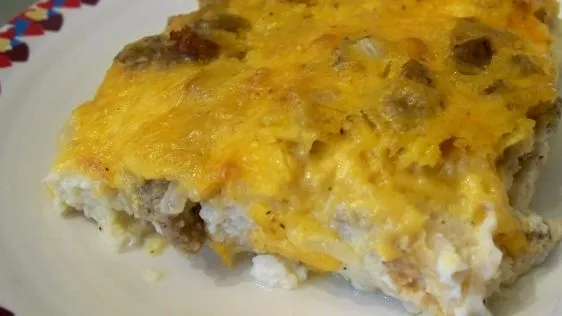 Sausage, Egg And Cheese Casserole