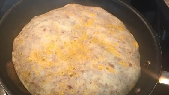 Sausage, Potato And Cheese Omelet