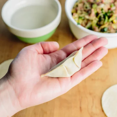 Sausage Steamed Wontons