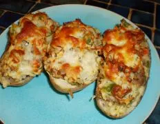 Sausage Stuffed Baked Potatoes