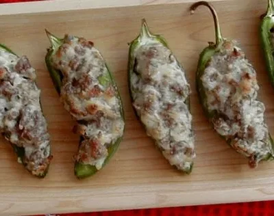 Sausage-Stuffed Jalapenos