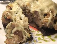 Sausage-Stuffed Portabella Mushrooms With